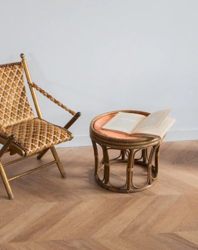 Jean-Philippe, le pouf en rotin N°58