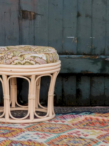 Jean-Philippe, le pouf en rotin N°7