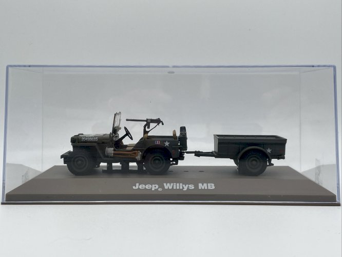 Jeep Willys MB  2e Division blindée 1/43 Editions Atlas