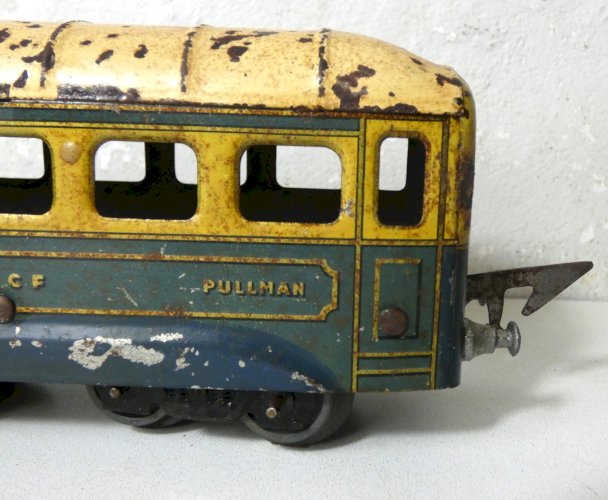 JEP SNCF Pullman – wagon ancien en tôle lithographiée France années 30/40