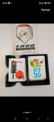 Jeu ancien les mille borne de 1960