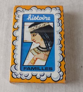 Card game of the 7 families, history, complete, sealed.