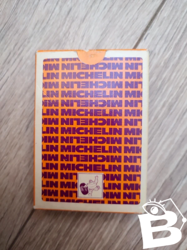 Jeu de cartes a jouer ancien  Michelin  en bon état