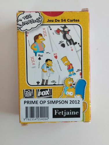 Jeu de  cartes les Simpsons neuf collector