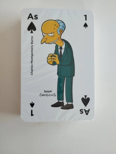 Jeu de  cartes les Simpsons neuf collector