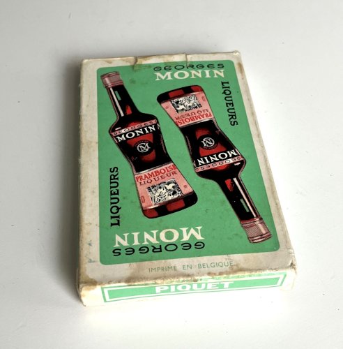 jeu de cartes publicitaire ancien liqueurs Georges Monin
