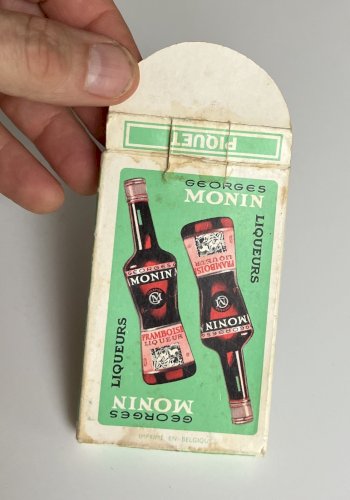 jeu de cartes publicitaire ancien liqueurs Georges Monin