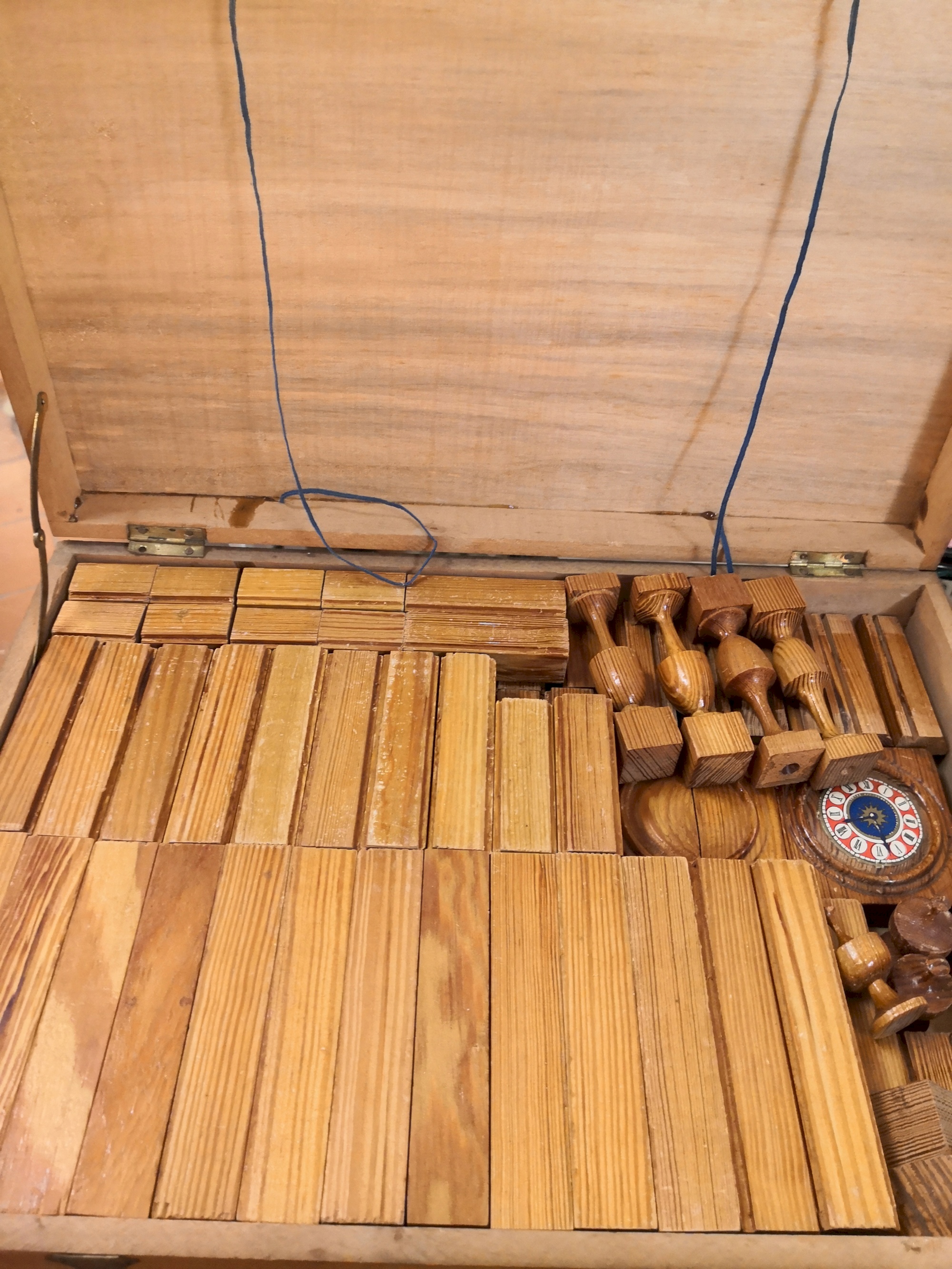 Jeu de Construction en bois 1920-1930