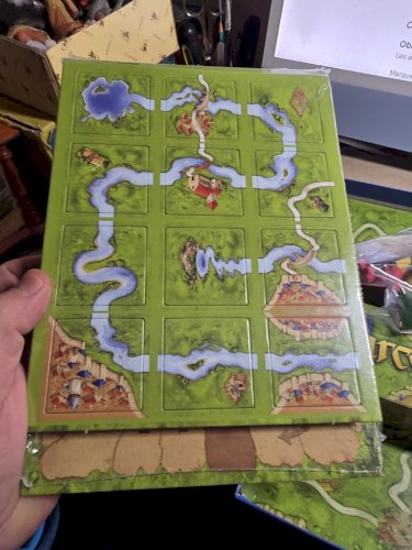 Jeu De Société Carcassonne + l'extension la rivière. + Labbé