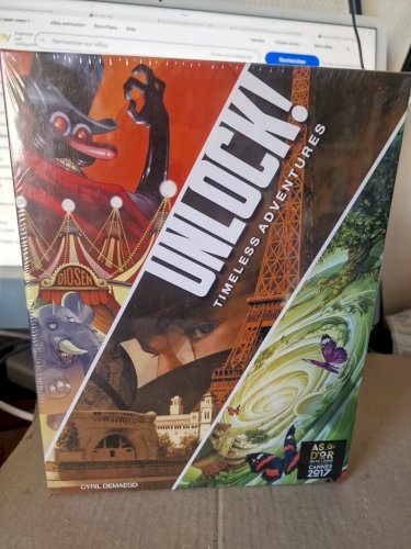 Jeu de société Unlock  timeless adventures-neuf film de garantie -as d'or cannes