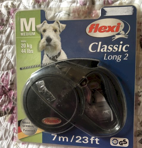 Jeu + laissé extensible pour chien neufs 