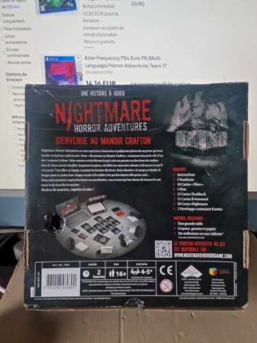 JEU Nightmare Horror Adventure  TBE.
