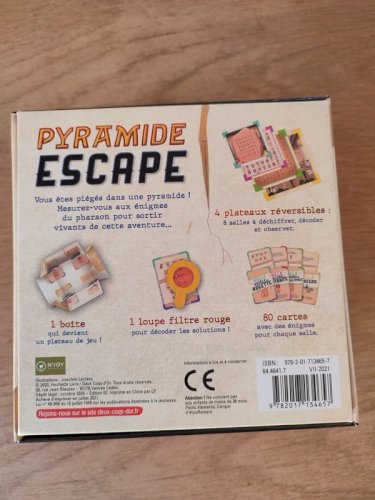 jeu pyramide escape n joy en tres bon etat