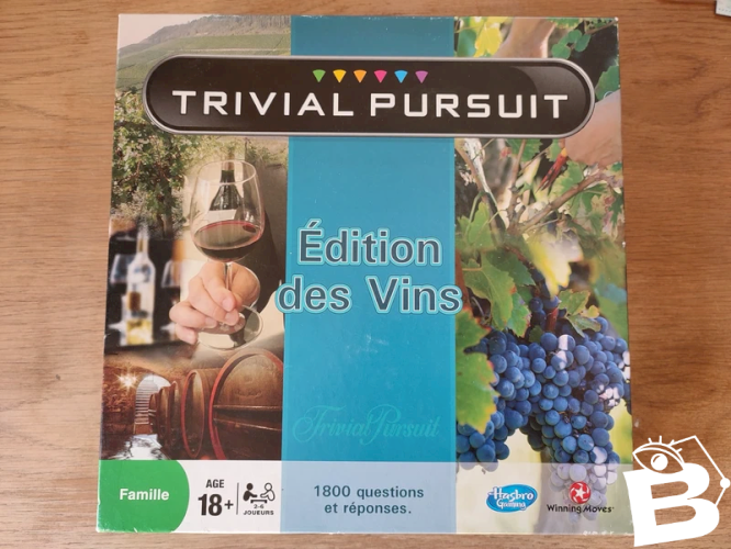 jeu trivial pursuit edition des vins en bon etat