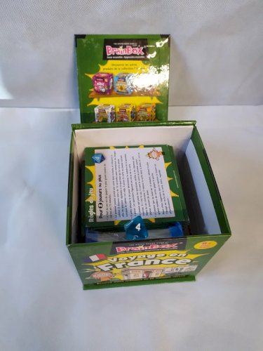 Jeu voyage en France par.brainbox en très.bon état