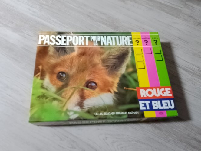 Jeux de société Passeport pour la nature