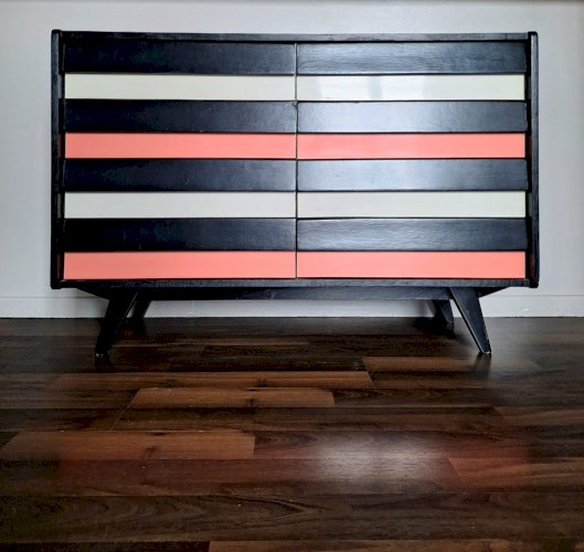 Jiri Jiroutek, commode vintage, meuble enfilade design U453