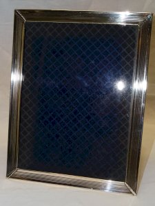 - NICE OLD SILVER TOUR FRAME hallmark 1 star + Clover DECORATION COLLECTION D
