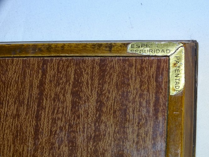 -JOLI ANCIEN CADRE TOUR EN ARGENT poinçon 1 étoile + Trèfle  COLLECTION DECO   D