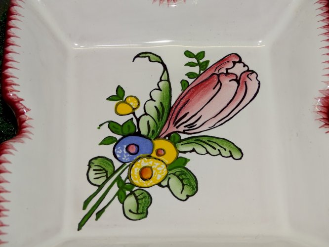 -JOLI ANCIEN CENDRIER ROULLET RENOLEAU CHARENTE déco Vintage COLLECTION    D