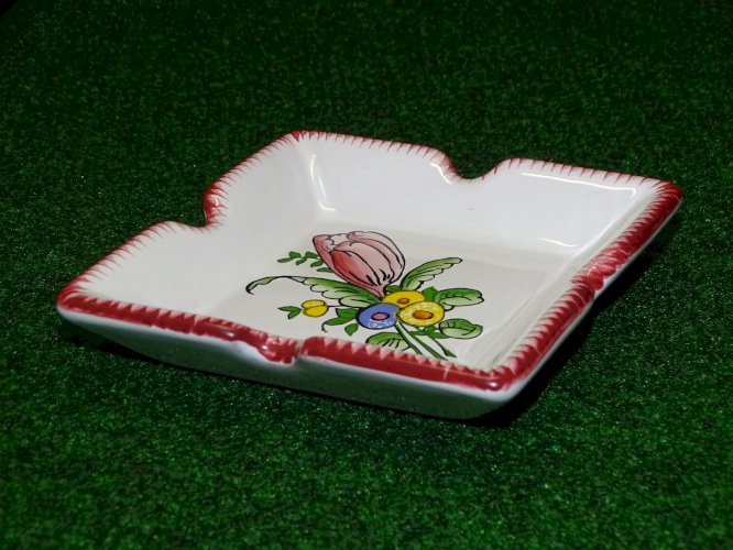 -JOLI ANCIEN CENDRIER ROULLET RENOLEAU CHARENTE déco Vintage COLLECTION    D