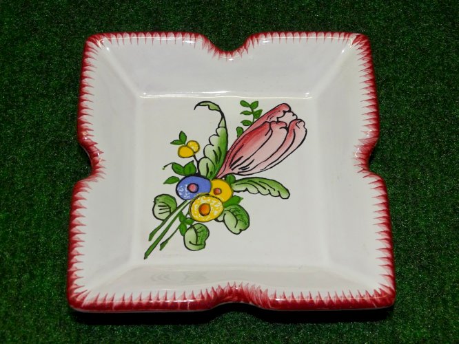 -JOLI ANCIEN CENDRIER ROULLET RENOLEAU CHARENTE déco Vintage COLLECTION    D