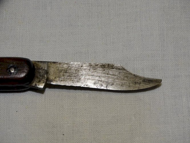 -JOLI ANCIEN COUTEAU GREFFOIR DE JARDINIER SANS MARQUE APPARENTE COLLECTION   D