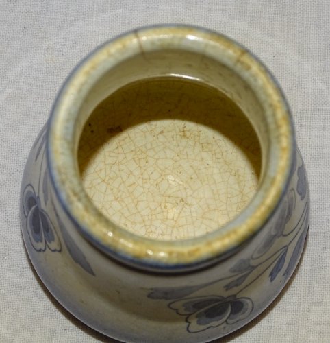-JOLI ANCIEN PETIT POT A MOUTARDE KG LUNEVILLE OBJET DE VITRINE déco Table   D