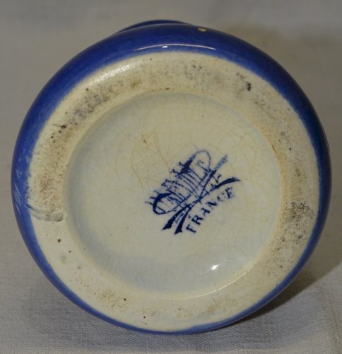 -JOLI ANCIEN PETIT POT A MOUTARDE KG LUNEVILLE OBJET DE VITRINE déco Table   D