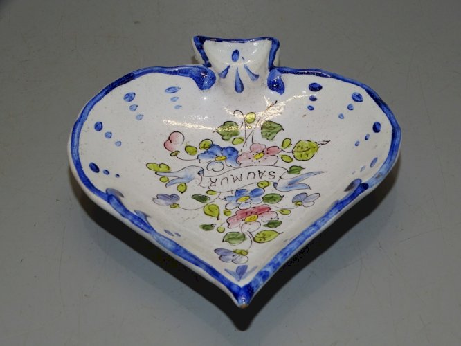 -JOLI ANCIEN PETIT VIDE POCHE signé AR.A. ALFRED RENOLEAU SOUVENIR DE SAUMUR   D