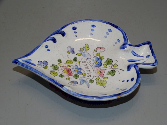 -JOLI ANCIEN PETIT VIDE POCHE signé AR.A. ALFRED RENOLEAU SOUVENIR DE SAUMUR   D