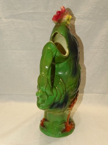 - JOLI ANCIEN PICHET CERAMIQUE COQ SAINT CLEMENT COLLECTION  déco TABLE   D