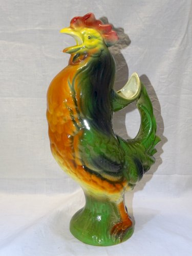 - JOLI ANCIEN PICHET CERAMIQUE COQ SAINT CLEMENT COLLECTION  déco TABLE   D