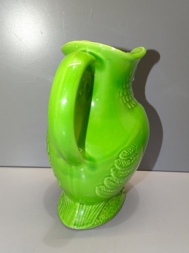-JOLI ANCIEN PICHET CHOUETTE VERT ANIS SAINT CLEMENT COLLECTION BISTROT    D