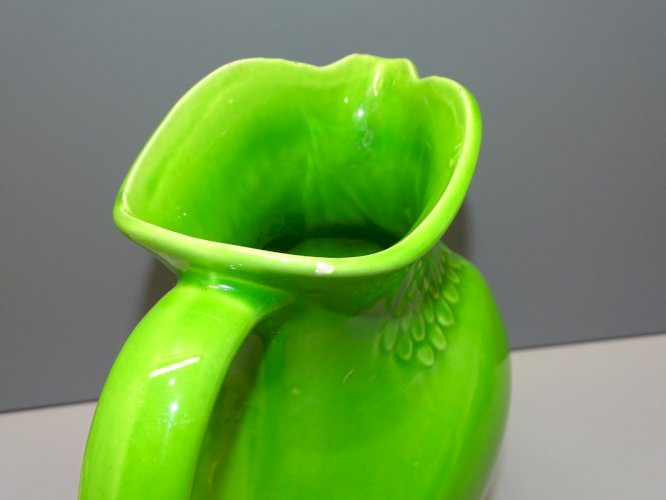 -JOLI ANCIEN PICHET CHOUETTE VERT ANIS SAINT CLEMENT COLLECTION BISTROT    D