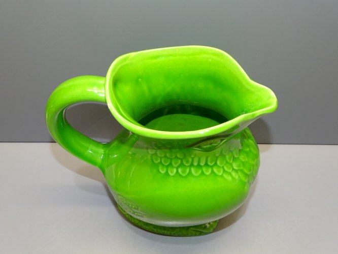 -JOLI ANCIEN PICHET CHOUETTE VERT ANIS SAINT CLEMENT COLLECTION BISTROT    D