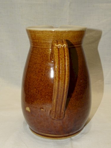 -JOLI ANCIEN PICHET GRES pour EAU ou VIN sur la TABLE DECO CUISINE ANCIENNE   D