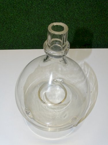 -JOLI ANCIEN PIEGE A MOUCHES GUEPES EN VERRE Soufflé COLLECTION DECO    D
