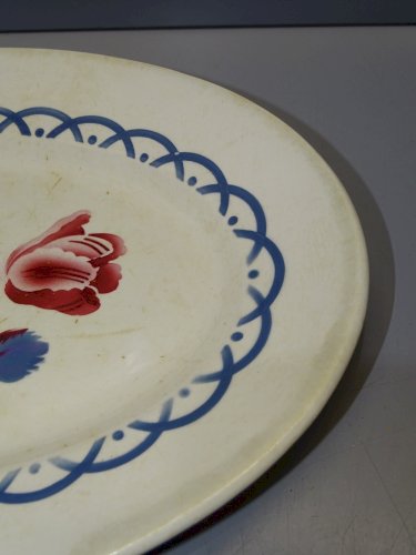 -JOLI ANCIEN PLAT DIGOIN ART DECO Modèle CANNES FORME OVALE COLLECTION  D