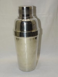 BEAUTIFUL OLD ERCUIS SILVER-PLATED SHAKER BAR BISTRO DISPLAY COLLECTION D