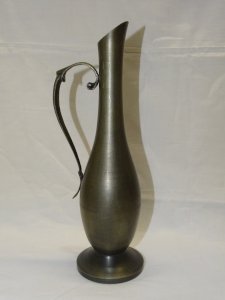 NICE OLD FLOWER VASE IN SILVER 94% DECORATIVE COLLECTION 20th century D