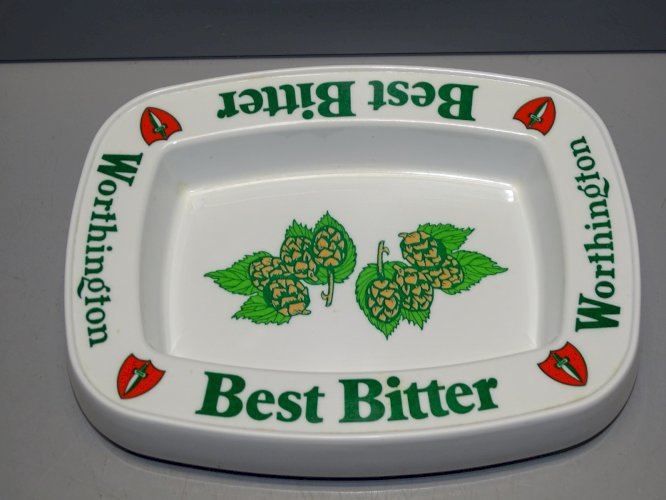-JOLI ANCIEN VIDE POCHE MELAMINE PUBLICITE BEST BITTER WORTHINGTON VINTAGE    D