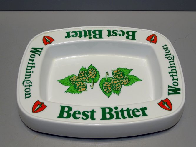 -JOLI ANCIEN VIDE POCHE MELAMINE PUBLICITE BEST BITTER WORTHINGTON VINTAGE    D