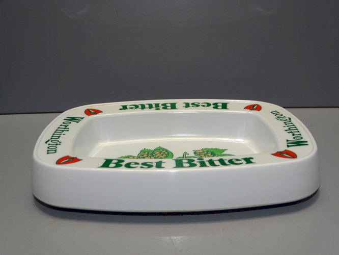 -JOLI ANCIEN VIDE POCHE MELAMINE PUBLICITE BEST BITTER WORTHINGTON VINTAGE    D
