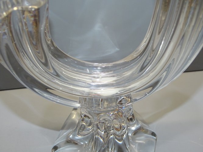 -JOLI BOUGEOIR DOUBLE CRISTAL MODERNISTE VINTAGE déco Table BOUGIE sans Marque D