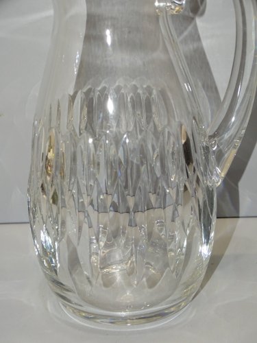 -JOLI BROC A EAU PICHET CRISTAL BACCARAT COLLECTION DECO TABLE VITRINE   D