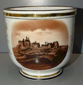 NICE PORCELAIN POT NAPOLEON III MANSFELDER CASTLE D
