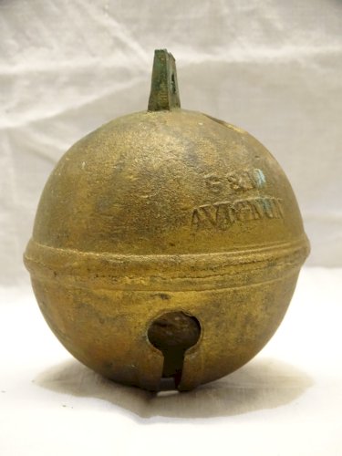 -JOLI et ANCIEN GROS GRELOT de DILIGENCE BRONZE G&M AVIGNON postillon CALECHE  D
