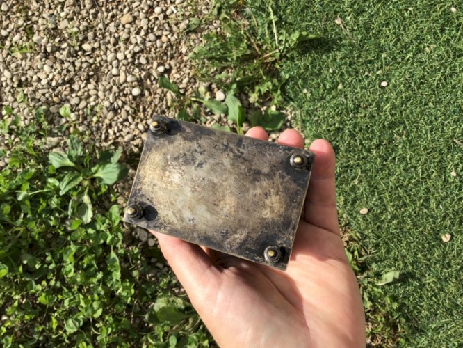 Joli Petit coffret à bijoux boîte métal argenté décor animaux Napoléon III XIXè