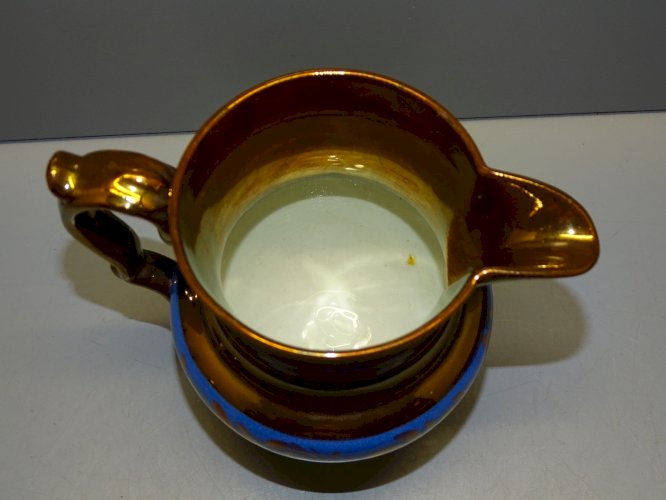 -JOLI PETIT POT A LAIT CREMIER CERAMIQUE JERSEY COLLECTION VITRINE TABLE    D